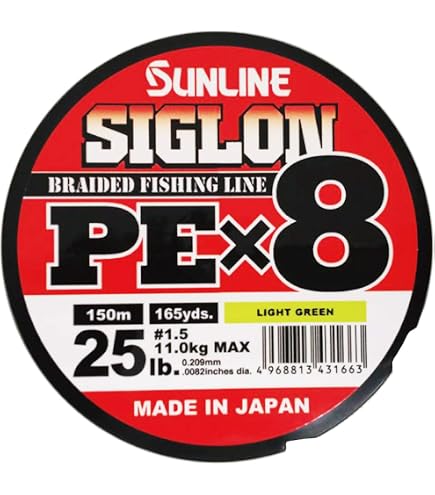 Amazon.co.jp: サンライン(SUNLINE) ライン シグロン PEx8 150m 5色 1